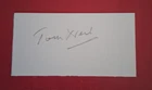 WW2 RAF BATTLE OF BRITAIN HURRICANE PILOT   PENCIL  SIGNED CARD