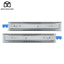 Locking Ball Bearing Slides 12" 250lb Heavy Duty Full Extension Mount With Lock