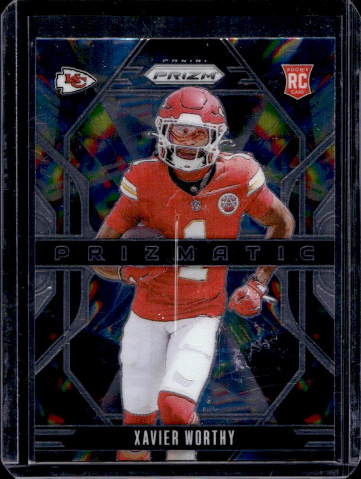 2024 Panini Prizm Xavier Worthy Prizmatic RC Rookie #14 Chiefs