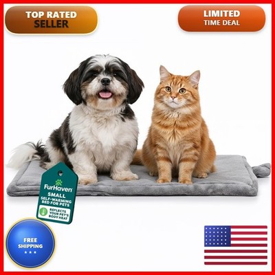 Furhaven Thermanap Self Warming Cat Mat Dog Bed For Crates Technology For Cozy