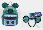 Disney 50th Anniversary Haunted Mansion Loungefly Mini Backpack & Mickey Ears