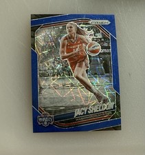 2025 Panini Prizm Jacy Sheldon Blue Velocity Prizm #113 Washington Mystics