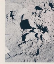 NASA Apollo 17 - FOOTPRINTS on Moon - original 1972 photo of last site explored