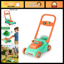 Realistic Kids Lawn Mower Toy - Grass-Cutting Sounds, No Batteries, Outdoor Fun