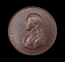 1799 EARL SPENCER FIRST LORD OF THE ADMIRALTY 38mm MEDAL - BY WYON
