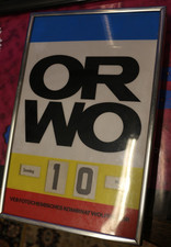 ORWO  Dauerkalender DDR VEB Fotochemisches Kombinat Wolfen GUTER ZUSTAND