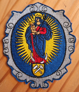 Deutschland DDR Rucksack Aufnäher Wappen Stoffabzeichen Marienberg