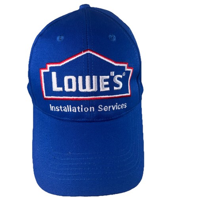 #ad Lowe’s Installation Service Red White Royal Blue Hat Cap Independent Contractor $11.99