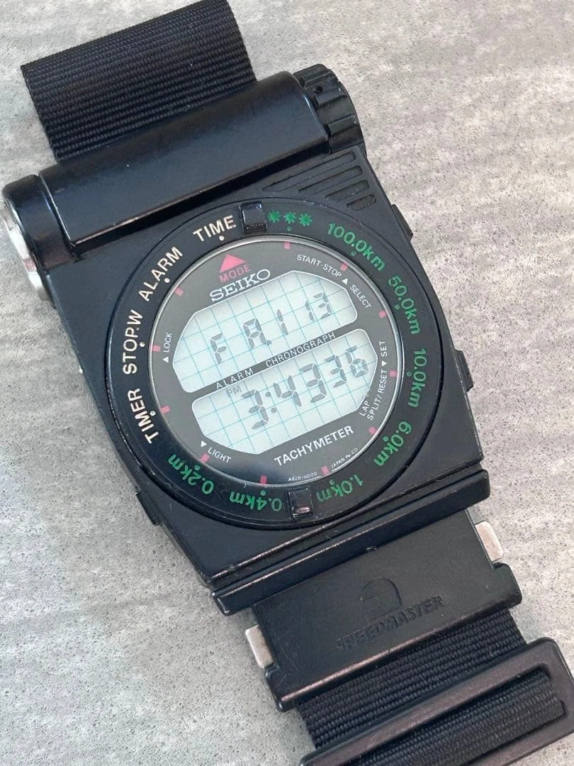 精工模拟和数字方形腕表| eBay