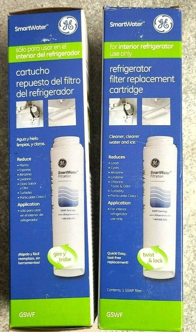 NEW Genuine 2-Pack GE GSWF SmartWater Refrigerator Filter Replacement Cartridges
Opens in a new wind