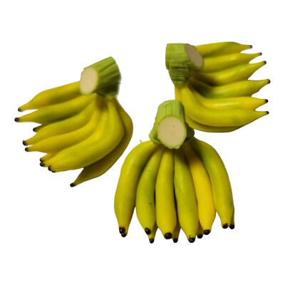 Pcs Banana Bunch Dollhouse Miniatures Collectibles Clay