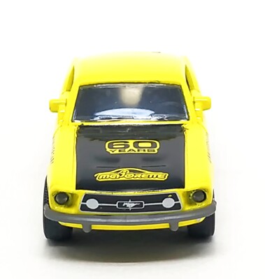 Majorette Ford Mustang Vintage 60th Anniversary Yellow 1/62 3
