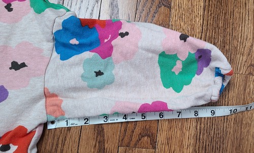 Mini Boden Girls Size 5-6Y Floral Sweatshirt Dress Kids Relaxed Fit - Picture 9 of 9