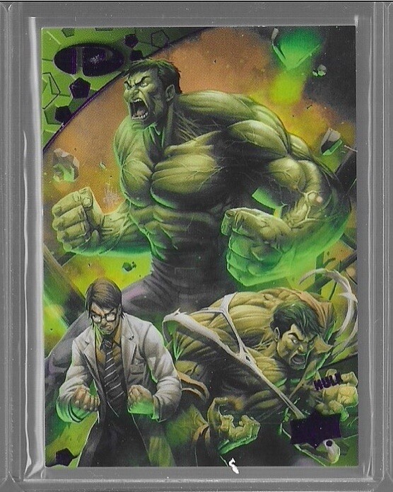 2021 Upper Deck Marvel Premier Purple Foil #6/10 Hulk