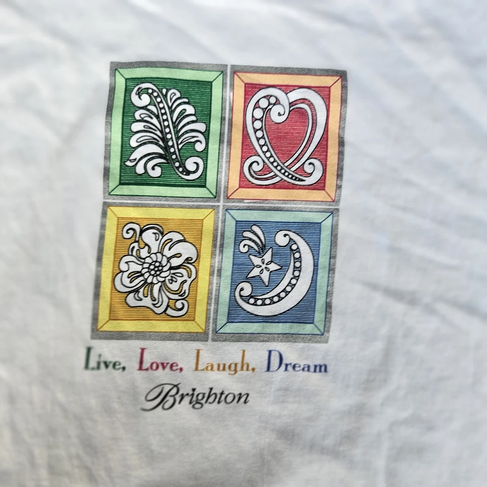 Camiseta Brighton Vintage Puntada Única Talla L Foto 2 de 4