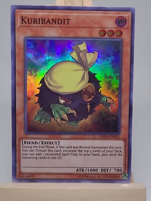 Yu-Gi-Oh! TCG Kuribandit Dark Saviors DASA-EN051 Unlimited Super Rare | eBay Yu-Gi-Oh! TCG Kuribandit Dark Saviors DASA-EN051 Unlimited Super Rare | eBay