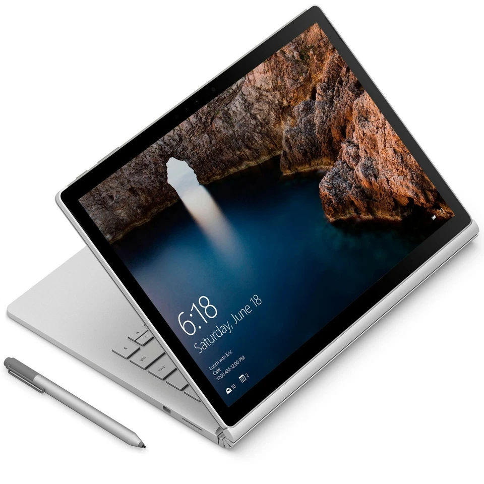 BRAND NEW Microsoft Surface Book 2 13" Intel i5 8GB 256GB Win10 Pro Silver - Image 2 of 4