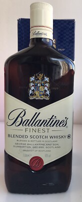 Ballantine's Finest Blended Scotch Whisky 1L Empty Bottle And Box