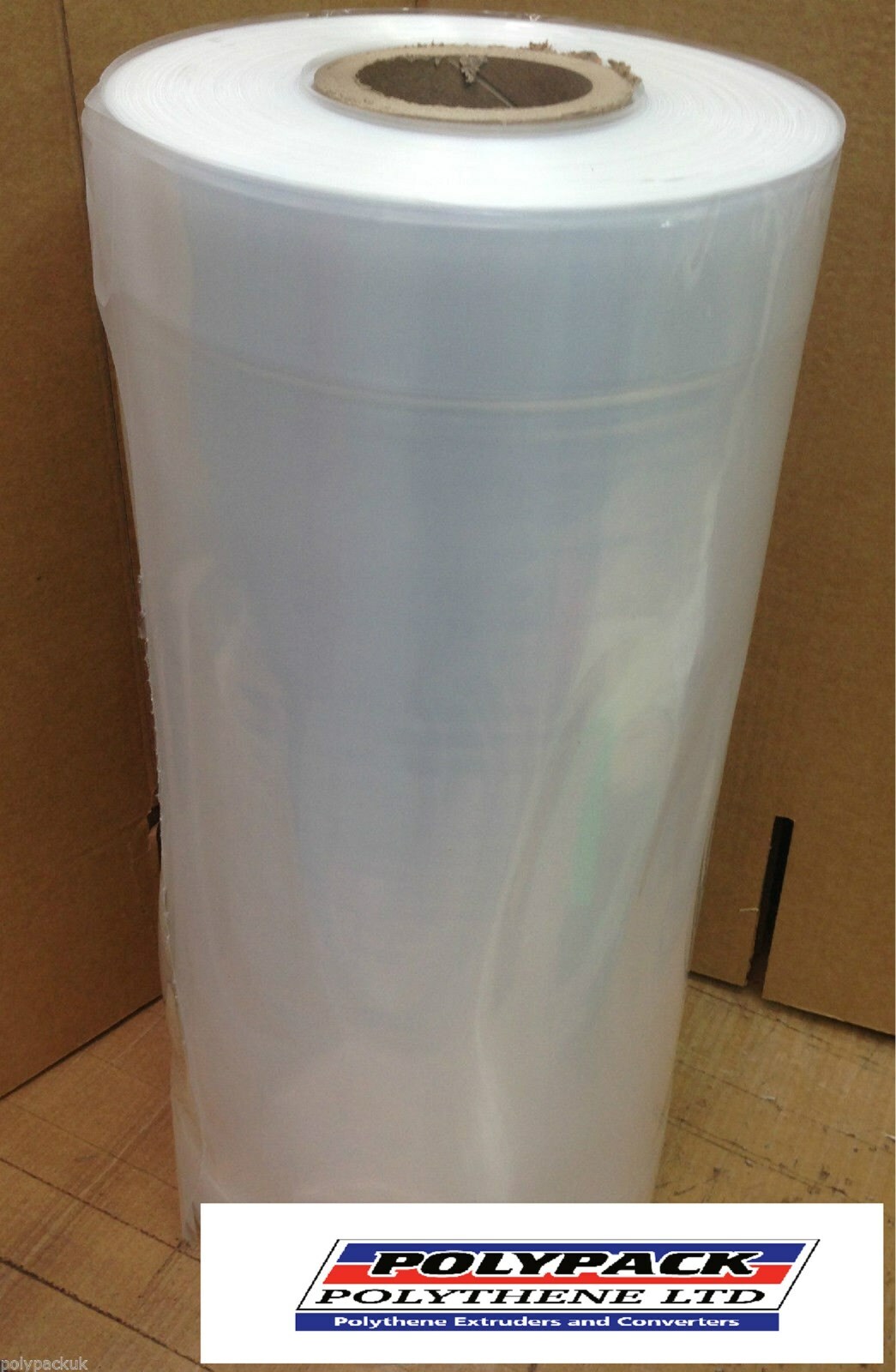 POLYTHENE GARMENT COVERS ROLL CONTINUOUS NO PERFORATIONS!! MADE IN UK
