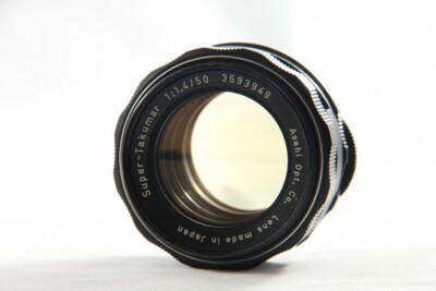 Excellent Pentax Super Takumar 50mm f1.4 Lens for M42 from Japan