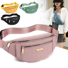 Women Fanny Pack Belt Waist Bag Cross Body Bag Shoulder Travel Sport Pouch Bag