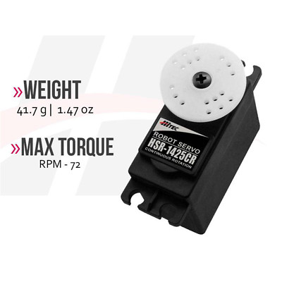 Hitec HSR-1425CR Continuous Rotation Robot Servo