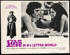 LOVE IN A 4 LETTER WORLD Orig Movie Lobby Card Poster Hippie Sexploitation