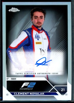Clement Novalak Auto 2023 Topps Chrome Formula One #CAC-CN