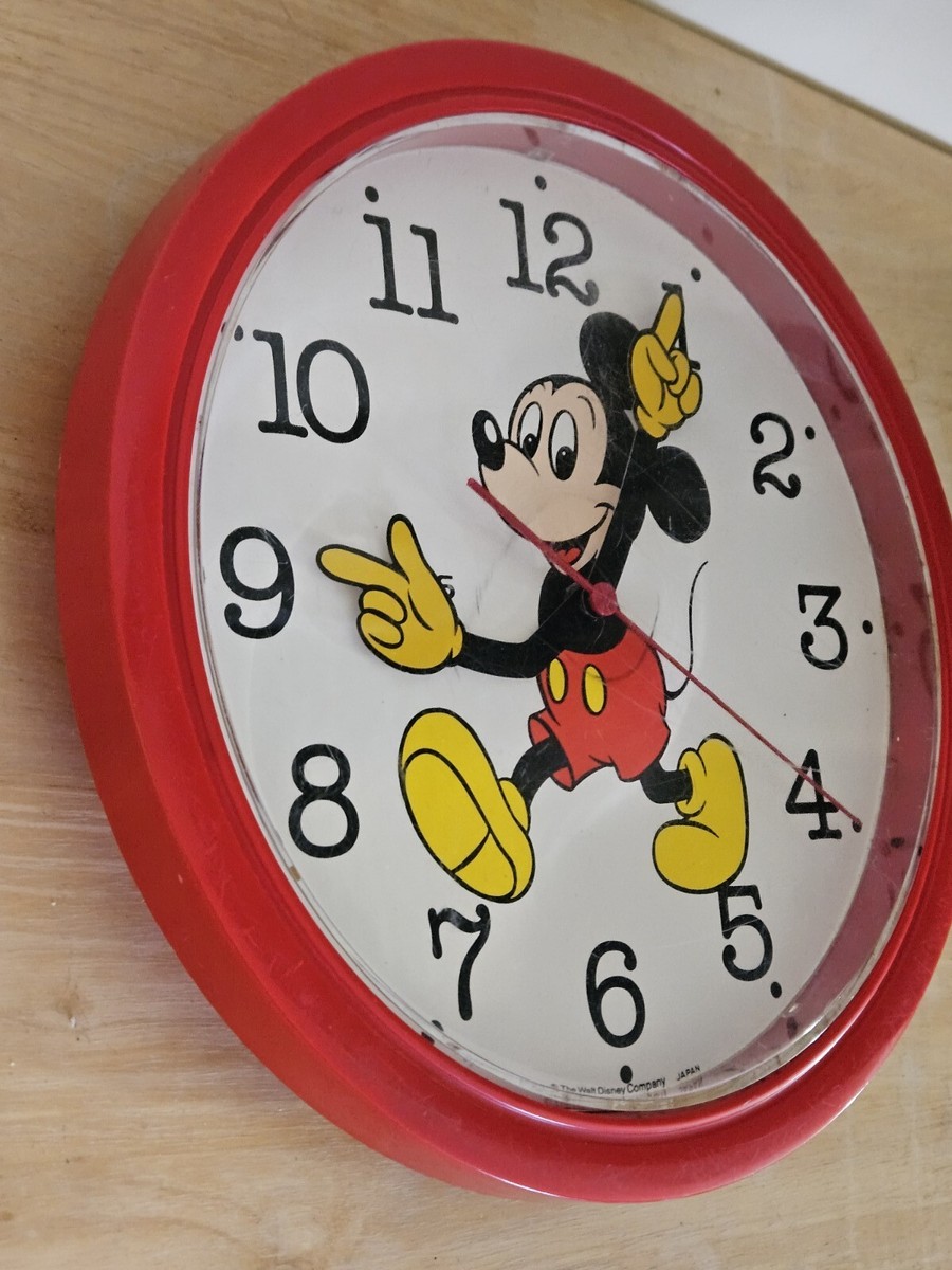 Vintage Working Lorus Japan MICKEY MOUSE Walt Disney Quartz