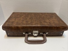 Vintage 24 Cassette Tape Holder Carry Storage Case Padded Vinyl Service MFG USA