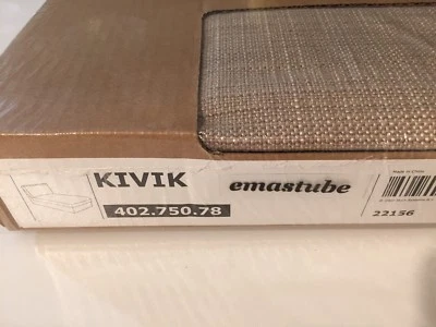 Housse IKEA Kivik pour Recamiere Isunda beige 402.750.78 housse de rechange NEUVE emballage d'origine - Photo 1/2