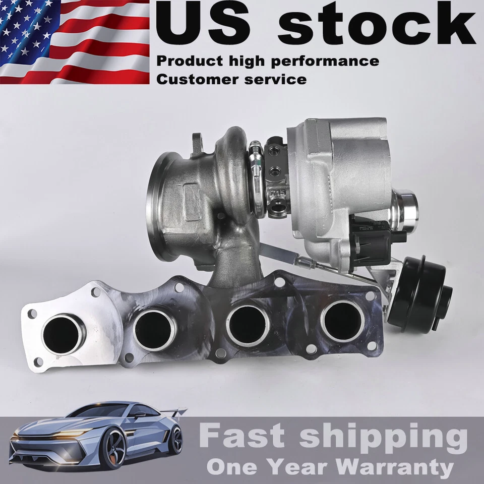 Turbocompresor TD04 49477-02058 turbo para motor Peugeot 508 2.2L FAP 205 DW12C Foto 4 de 4