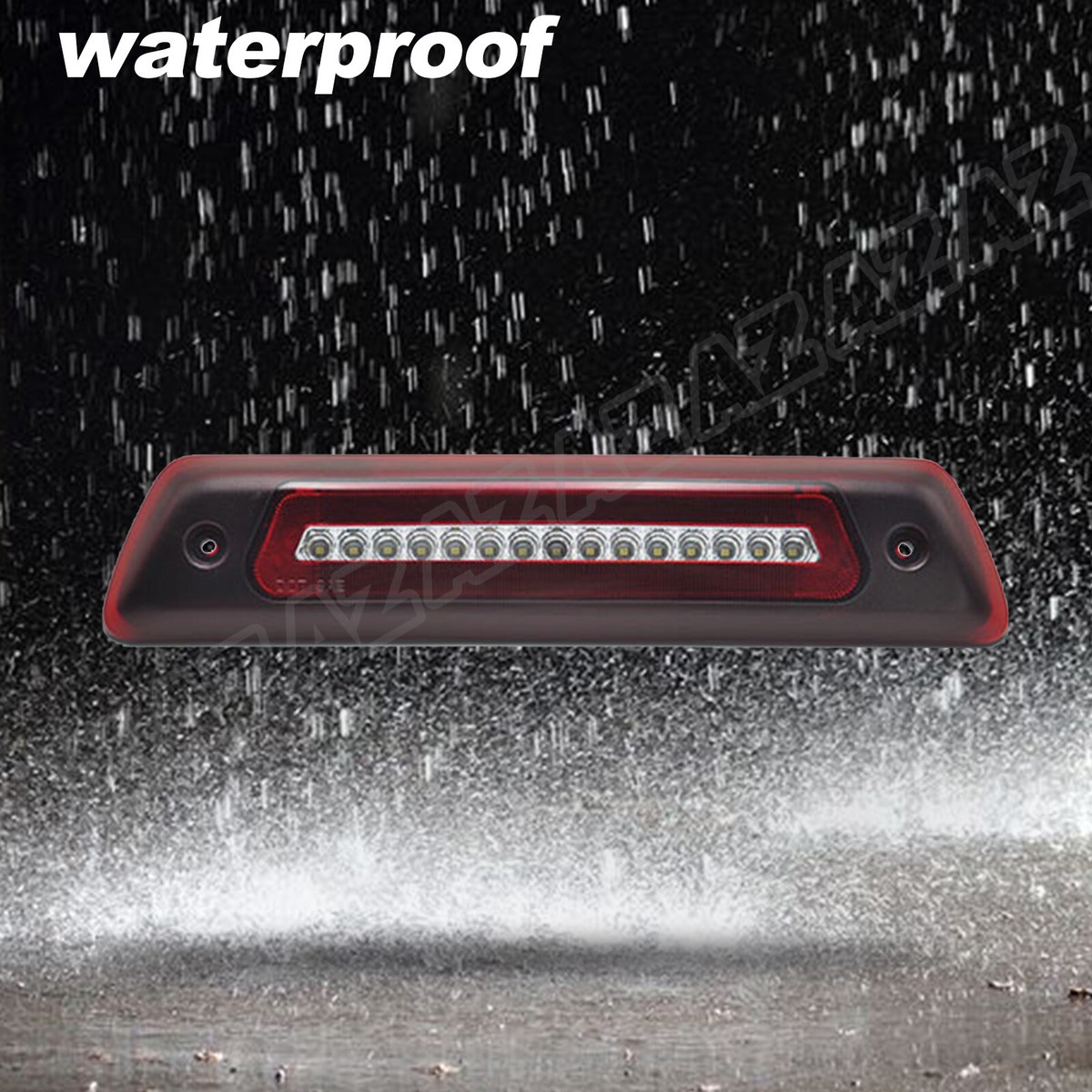 LED Third Brake Light & Cargo Lamp For 2009-2014 Ford F-150 - Red Stop Light + White Cargo Light, Plug & Play