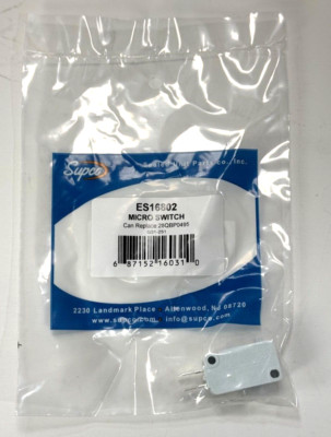 SUPCO ES16802 MICRO DOOR INTERLOCK SWITCH REPLACES KENMORE G31-251/28QBP0495