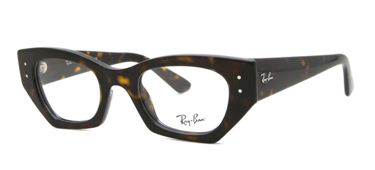 希少　R PSA10 レインボー　メガ　カラマネロ　030 New RAY-BAN Eyeglasses RB 7330 ZENA 8320 52-22 145 Dark Havana