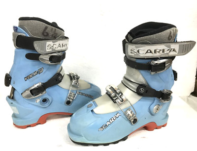 SCARPA VANITY Damen Skitourenstiefel Vibram blau Größe 255/6,5 #5454