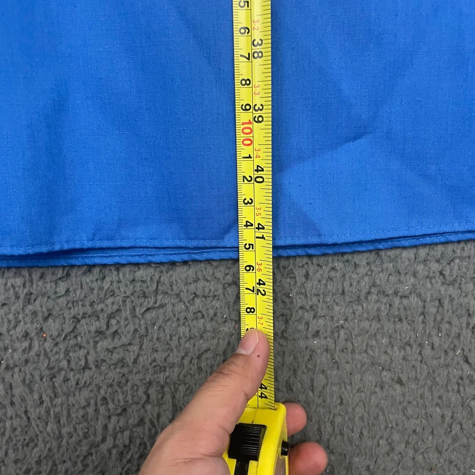 Vestido vintage Hans Jutte Hawaii para mujer mediano azul blanco flor hawaiano Aloha Foto 3 de 4