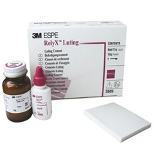 New Dental Luting Cement KIT 9ml Liquid and 11gm Powder Free II Ship