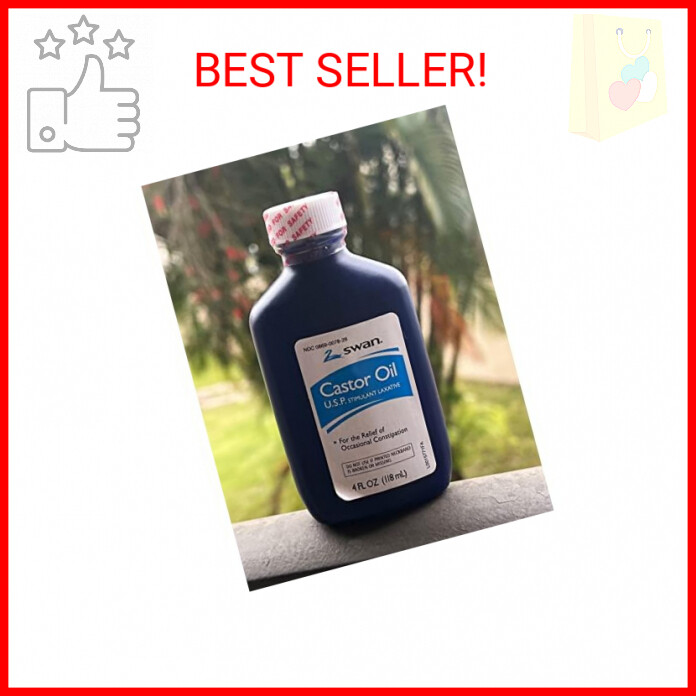SWAN Castor Oil USP 100 Stimulant Laxative 4 FL OZ For Relief of occasional C eBay
