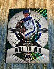 2022 Mosaic Baseball Tom Seaver #WW-11 Will to Win Green Prizm New York Mets
