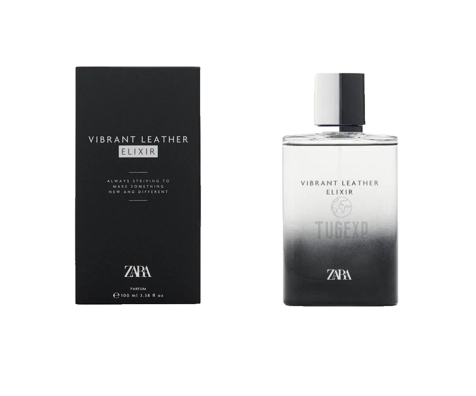 Zara Vibrant Leather ELIXIR Original Parfum Herrenduft 100 ml 3,4 flüssige Unzen