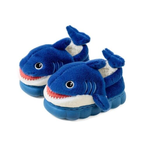Toddler Kids Slippers Indoor Shoes 5-6.5 Toddler Navy Blue