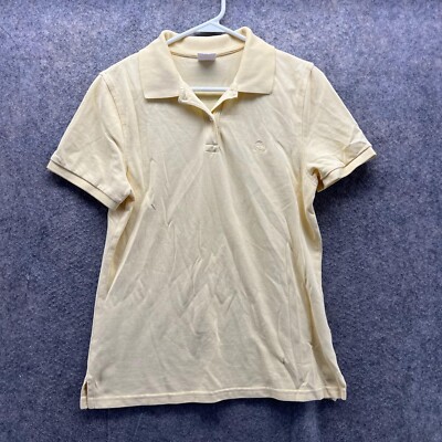 Brooks Brothers Polo Shirt Women Medium Ladies Yellow Casual