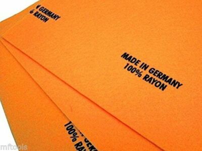 German SUPER Absorbent Cleaning Chamois 20'' X 27'' Machine Washable LOT 120 PCS