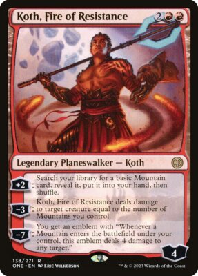 MTG Koth, Fire of Resistance (138/530) Phyrexia All Will Be One LP