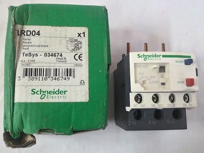 Überlastrelais, Schneider Electric, LRD04