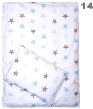 2 - 4tlg Kinderwagenset Baby Bettwäsche für Kinderwagen Bezüge Decke Kissen