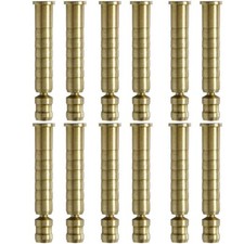 Easton 6MM Sonic Brass Inserts 12pk 50-75 Grain Carbon Arrows 31107