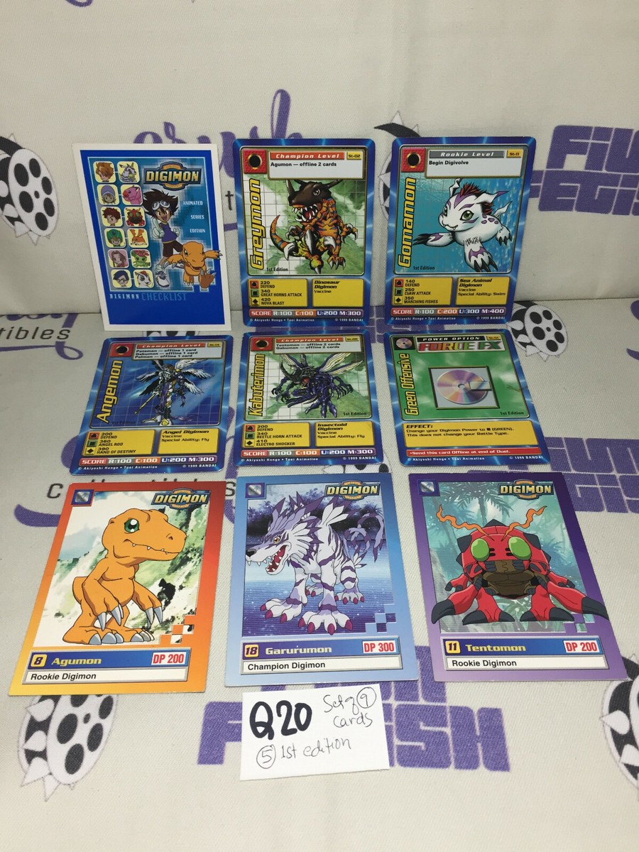 Kabuterimon and Gerurumon cards