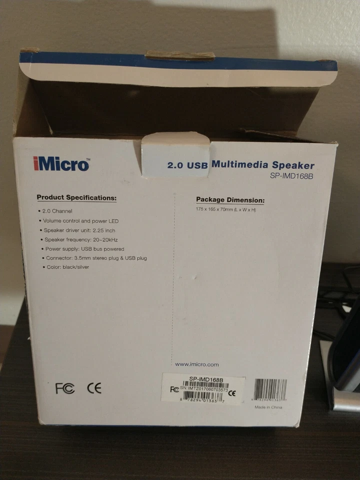 iMicro 2.0 USB Multimedia Speakers. - Image 3 of 4